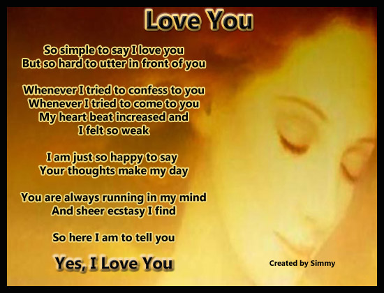 I Am Here To Say You, I Love You. Free I Love You eCards, Greeting