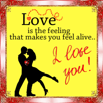 Love Makes Me Feel Alive.