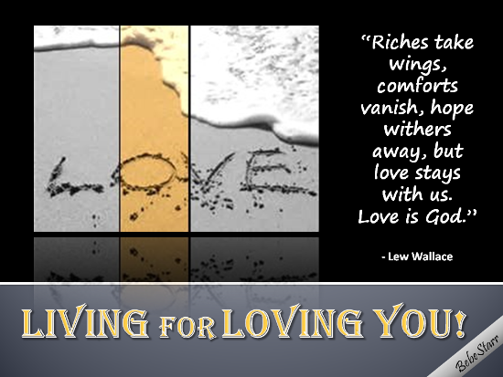 Living For Loving You.