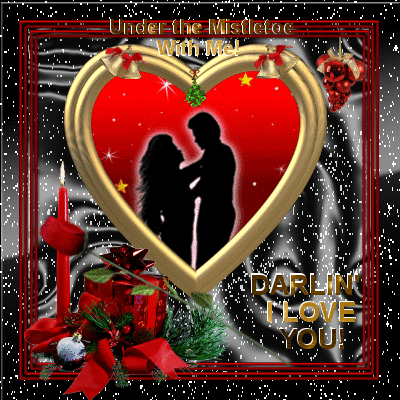 Under The Mistletoe With Me! Free I Love You eCards, Greeting Cards | 123 Greetings