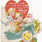 World War 2 Romance Card.