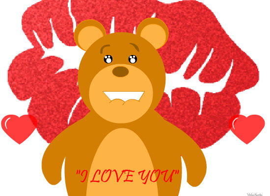 I Love U Many Kisses To You Free I Love You Ecards Greeting Cards