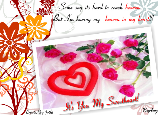 To My Sweetheart Free I Love You Ecards Greeting Cards 123 Greetings