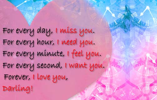 Forever, I Love You Darling! Free I Love You eCards, Greeting Cards