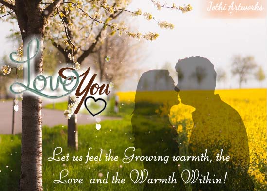 Feel The Warmth Of Love Free I Love You ECards Greeting Cards 123