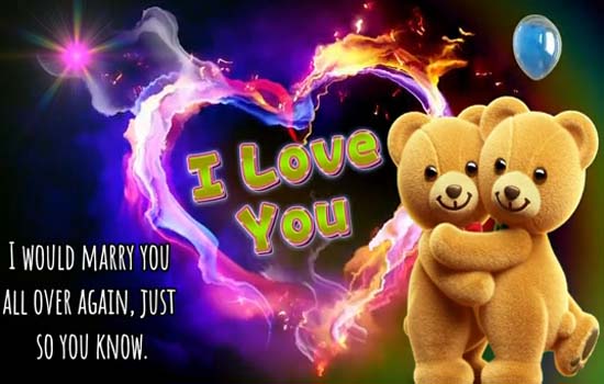 A Beary Cute Love Card For You Free I Love You Ecards Greeting Cards