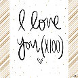 I Love You 100 Times!