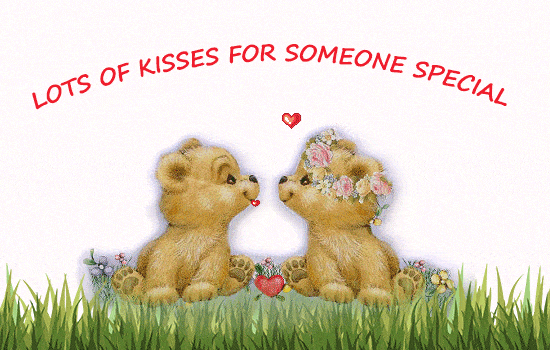 Lots Of Kisses For Someone Special... Free Kiss eCards, Greeting