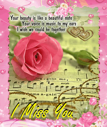 LOVELY COLOURFUL SWIRLS IM MISSING YOU BLANK GREETING CARD 
