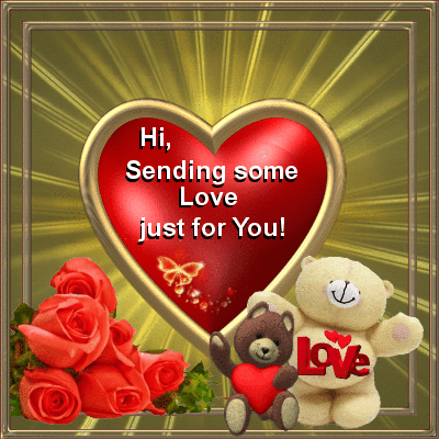 Hi, Sending Some Love... Free Thinking of You eCards, Greeting Cards