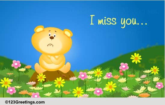 Thinking of You! Free Miss You eCards, Greeting Cards | 123 Greetings