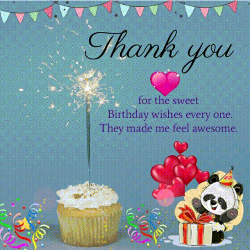 Birthday Thank You With Shower... Free Birthday Thank You eCards | 123  Greetings