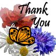 Thank You Butterflies.-Birthday Thank You

