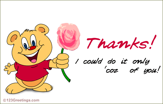 Thank Card Free For Everyone Ecards Greeting Cards 123 Greetings