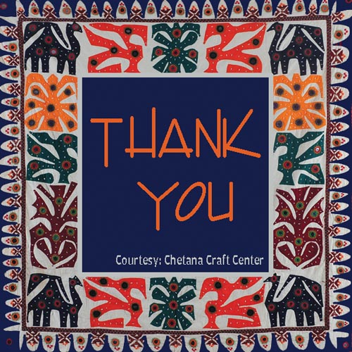 thank you card for family members