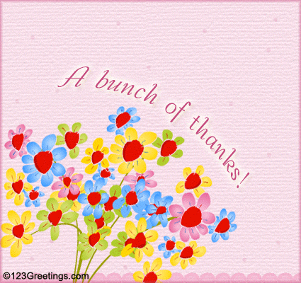 thank you images with flowers. A thank you card to send your