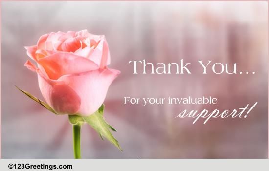 Although Thanks Is Not Enough! Free Flowers eCards, Greeting Cards