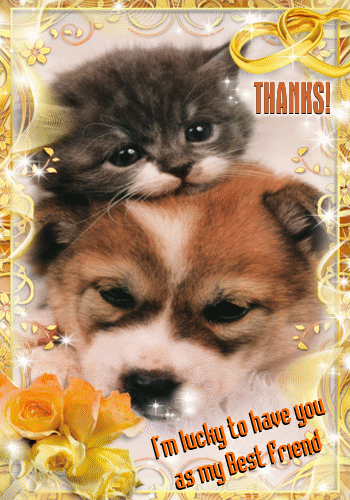 Thanks Friend. Free Friends eCards, Greeting Cards | 123 Greetings