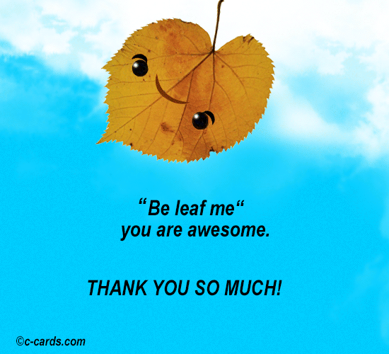 Thank You "Be Leaf Me"!!
