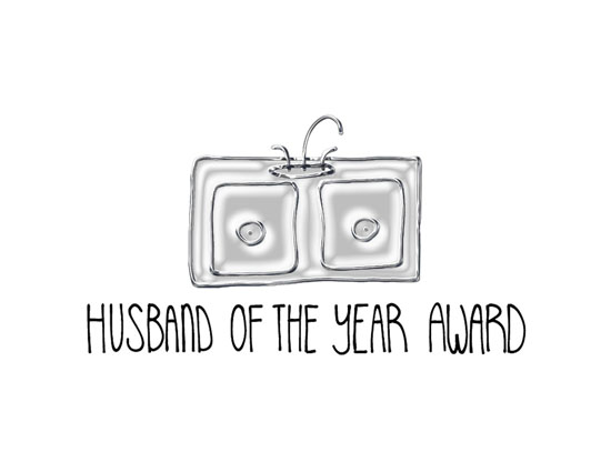 Husband Of The Year Award.