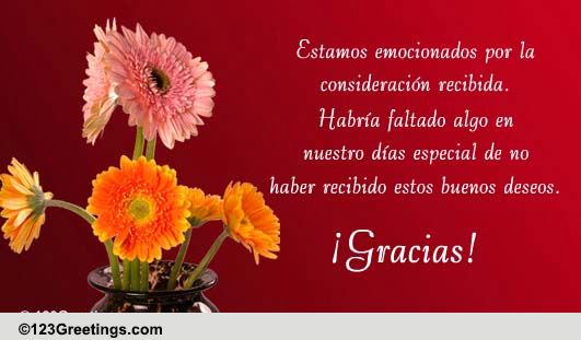 Spanish Gracias Cards, Free Spanish Gracias Wishes, Greeting Cards | 123 Greetings