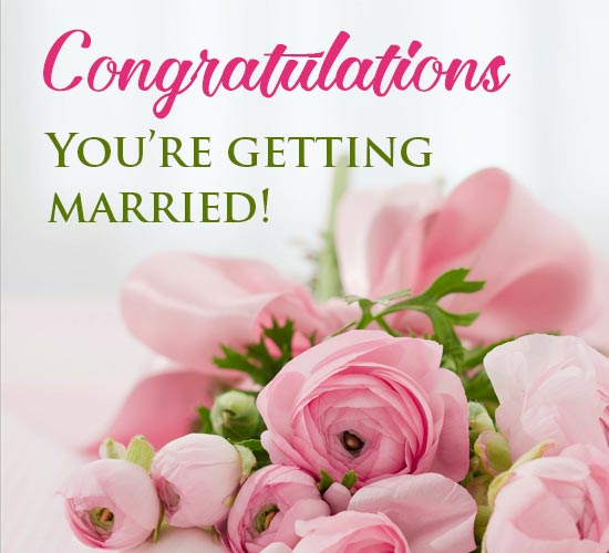 Congrats Youre Getting Married Free Engagement Ecards 123 Greetings