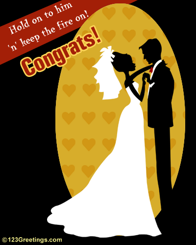   Wedding on Wedding  Free Congratulations Ecards  Greetings From 123greetings Com