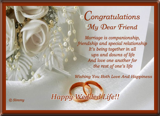 Congratulations My Dear Friend. Free Congratulations eCards | 123 Greetings