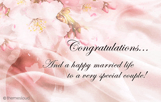 Congratulations! To A Special Couple.