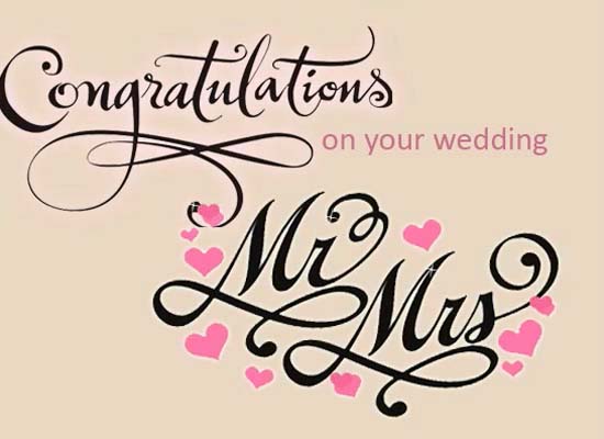 Congratulations Mr. & Mrs. Free Congratulations Ecards 