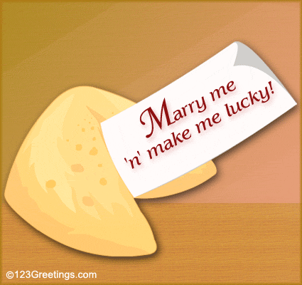 Marry Me Card.