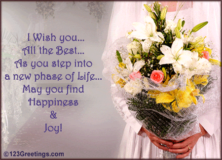 All The Best! Free Wedding Etc eCards, Greeting Cards | 123 Greetings
