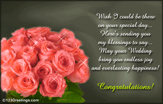 Wishes Card For Wedding