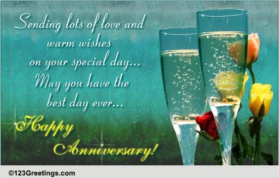 Anniversary Wish! Free Happy Anniversary eCards, Greeting Cards | 123 ...