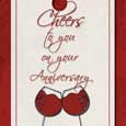 Wine Glasses Cheer For Anniversary...