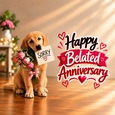 Sending Belated Anniversary Love
