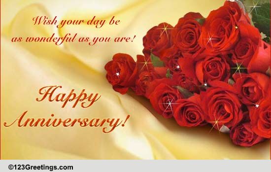 Flowers For Anniversary! Free Flowers eCards, Greeting Cards | 123 ...