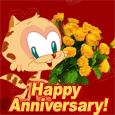 Anniversary Floral Message.
