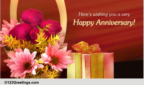Beautiful Anniversary Wish! Free Gifts eCards, Greeting Cards | 123 ...