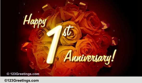 Send Love And Joy For 1st Anniversary.