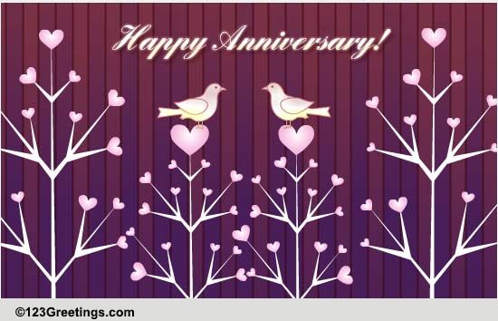 A Warm Anniversary Wish For Wife.