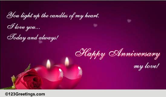 Share Happiness On Anniversary.