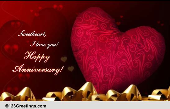 Beautiful Anniversary Ecard For Wife.