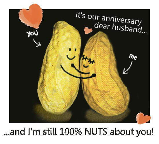 Anniversary Nuts For Husband.