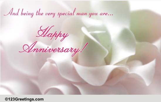 Happy Anniversary, My Man! Free For Him eCards, Greeting Cards | 123 ...