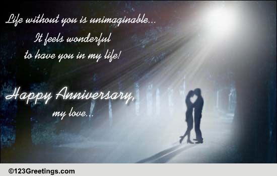 Anniversary Hugs And Love For Husband.