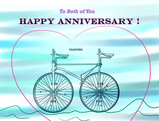 Happy Anniversary To Both Of You!