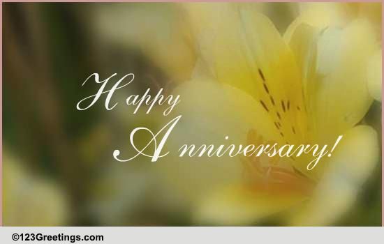 Loving Anniversary Wish For A Pair.