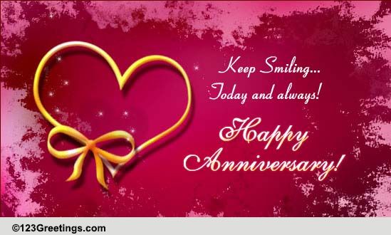 Sweet Anniversary Wishes! Free To a Couple eCards, Greeting Cards | 123 ...