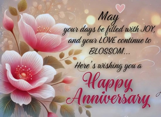 An Anniversary Wish For A Lovely Pair